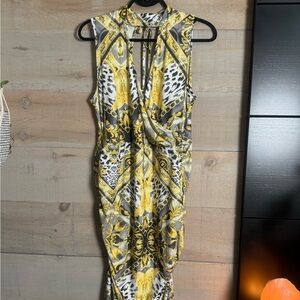 VENUS Surplice Deep-V Dress - Size XL (16)